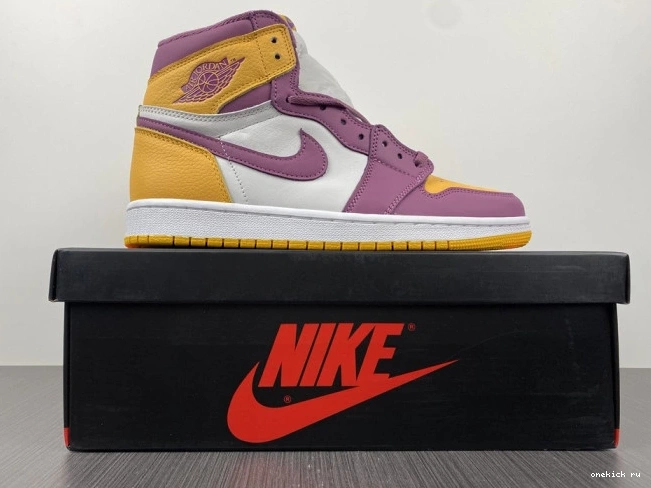 Rep Onekick Jordan 1 High OG Air 555088-706 Brotherhood 0713